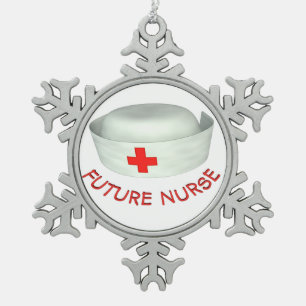 Ornement Flocon De Neige Future infirmière