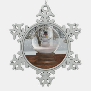 Ornement Flocon De Neige Globe des neiges