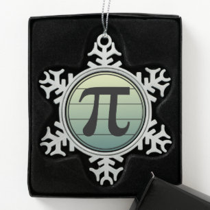 Ornement Flocon De Neige Gradient   Happy Pi Day Math