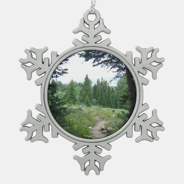 Ornement Flocon De Neige Grand Teton Trail (Devant)