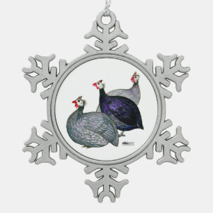 Ornement Flocon De Neige Guineas trois