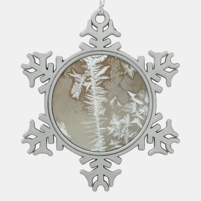 Ornement Flocon De Neige Hiver (Devant)