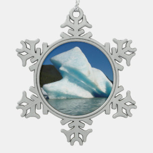 Ornement Flocon De Neige Iceberg sur le lac Mendenhall en Alaska