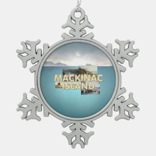 Ornement Flocon De Neige Île d'ABH Mackinac