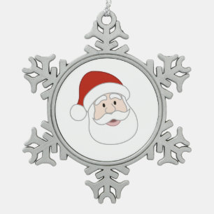 Ornement Flocon De Neige Illustration du père noël