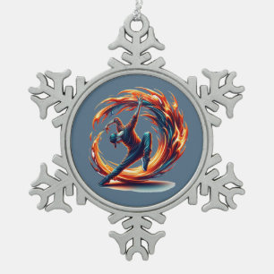 Ornement Flocon De Neige Inferno Spin - Stimuler l'esprit de Breakdance