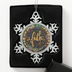 Ornement Flocon De Neige Inspiritisme "foi"