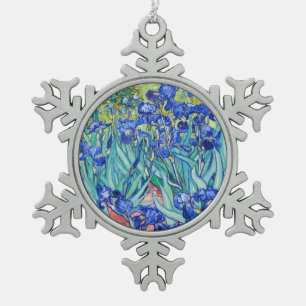Ornement Flocon De Neige Iris  Vincent van Gogh   