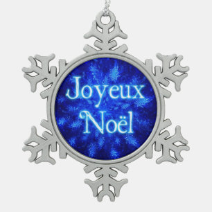 Ornement Flocon De Neige Joyeux Noё l - Snowburst