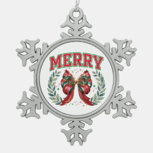 Ornement Flocon De Neige Joyeux Noël