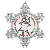 Joyeux Noël de chat siamois