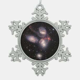 Ornement Flocon De Neige JWST James Webb Télescope spatial Quintet de Steph