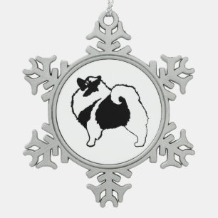 Ornement Flocon De Neige Keeshond Graphics - Cute Original Chig Art