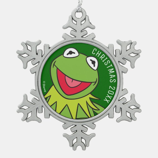 Ornement Flocon De Neige Kermit la grenouille (Devant)