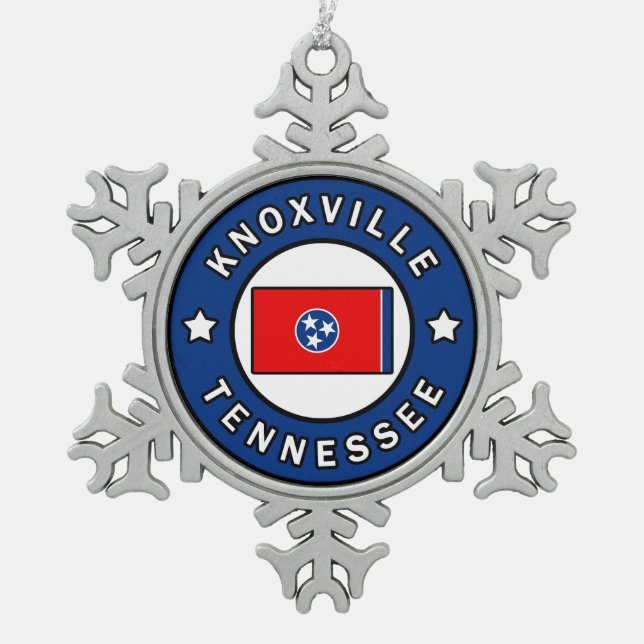 Ornement Flocon De Neige Knoxville Tennessee (Devant)