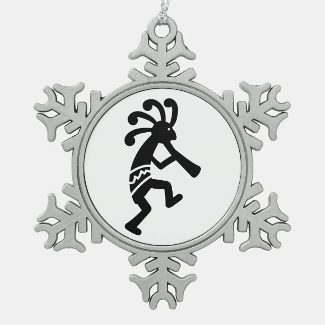 Ornement Flocon De Neige Kokopelli (Devant)