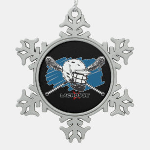 Ornement Flocon De Neige La meilleure lacrosse