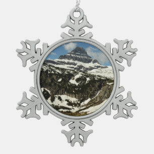 Ornement Flocon De Neige La montagne Reynolds du col Logan au parc Glacier
