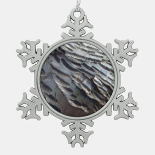 Ornement Flocon De Neige La Turquie sauvage plumes II Design Abstrait de la