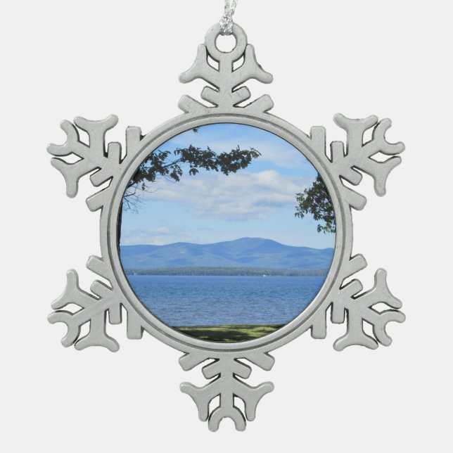 Ornement Flocon De Neige Lac Winnipesaukee (Devant)