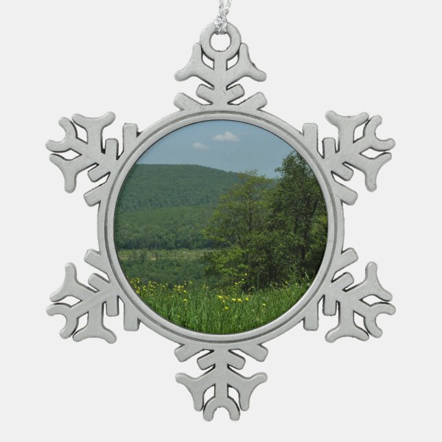Ornement Flocon De Neige Laurel Highlands Pennsylvania Summer Photography (Devant)