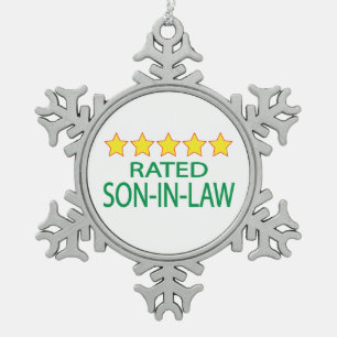 Ornement Flocon De Neige Le gendre cinq étoiles