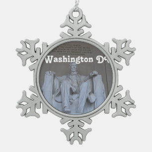 Ornement Flocon De Neige Le Lincoln Memorial