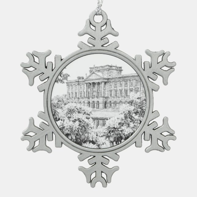 Ornement Flocon De Neige Le terrain de Pemberley - (Devant)