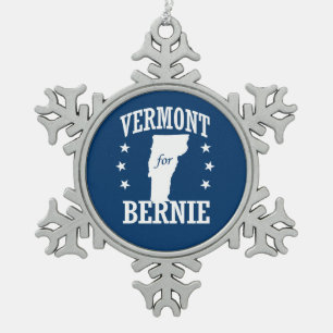 ORNEMENT FLOCON DE NEIGE LE VERMONT POUR BERNIE