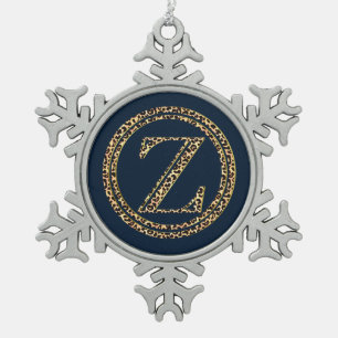 Ornement Flocon De Neige Leopard Z