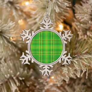 Ornement Flocon De Neige Les textiles irlandais inspirés de la Saint-Patric