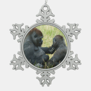 Ornement Flocon De Neige L'éternel frère Gorilla