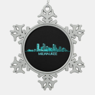 Ornement Flocon De Neige Ligne aérienne de Milwaukee