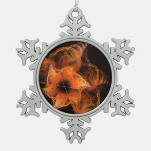 Ornement Flocon De Neige Lignhtworks Abstract