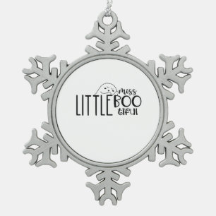 Ornement Flocon De Neige Little Miss Bootiful Retro Classic