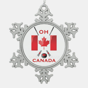 ORNEMENT FLOCON DE NEIGE L'OH CANADA