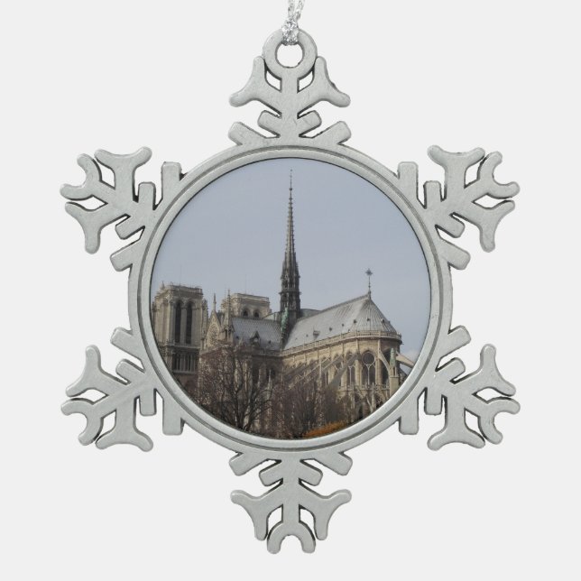 Ornement Flocon De Neige L'ornement Notre-Dame de Paris (Devant)