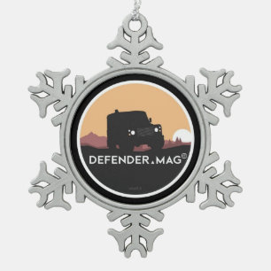 ORNEMENT FLOCON DE NEIGE MAGAZINE DEFENSEUR