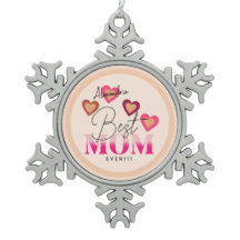 Meilleure Maman Jamais, Coeurs Roses Lovely Modern