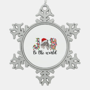 Ornement Flocon De Neige Miniature Schnauzer Noël Mini Schnauzer Noël