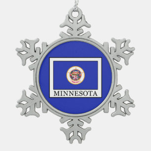 Ornement Flocon De Neige Minnesota