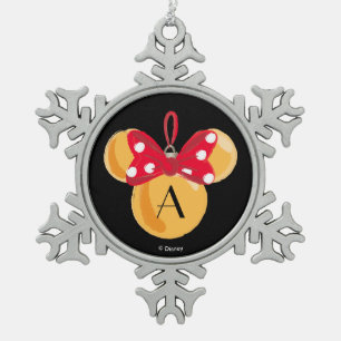 Ornement Flocon De Neige Minnie Mouse Ornement de Noël