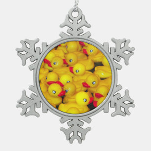 Ornement Flocon De Neige Motif canard en caoutchouc