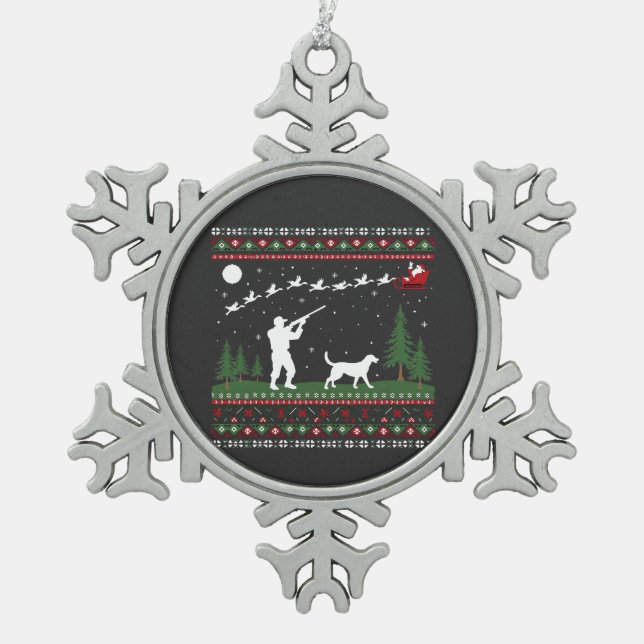 Ornement Flocon De Neige noël 2025, (Devant)