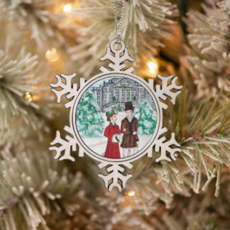 Ornement Flocon De Neige Noël à Pemberley