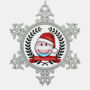 Ornement Flocon De Neige Noël de fierté de transsexuel