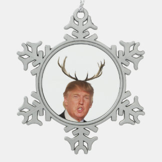 Ornement Flocon De Neige Noël Trump : Monsieur le Président, cerf