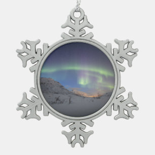 Ornement Flocon De Neige Northern Lights Norvège