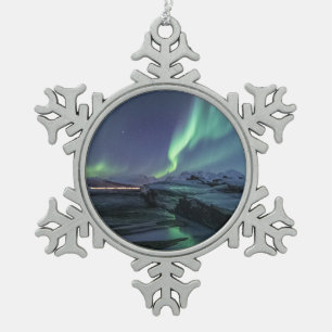 Ornement Flocon De Neige Northern Lights Norvège