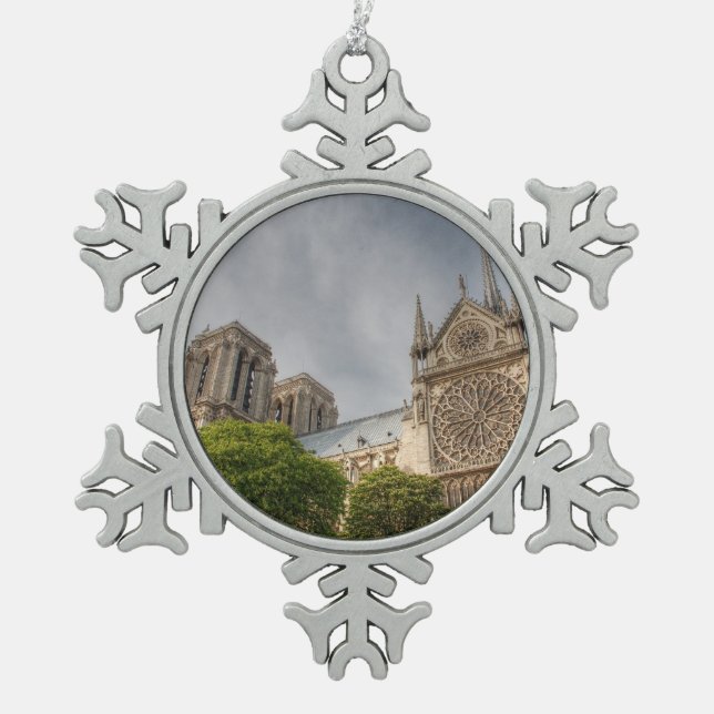 Ornement Flocon De Neige Notre Dame (Devant)